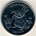 Gibraltar, 1 crown, 2003