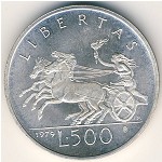 San Marino, 500 lire, 1979