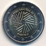 Latvia, 2 euro, 2015