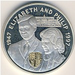 Jamaica, 25 dollars, 1997