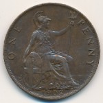 Great Britain, 1 penny, 1902–1910