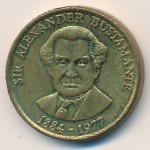 Jamaica, 1 dollar, 1990–1993