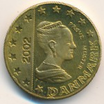 Дания., 20 евроцентов (2002 г.)