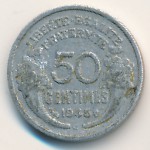Франция, 50 сентим (1945 г.)