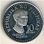 Philippines, 10 centimos, 1975–1978