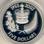 New Zealand, 5 dollars, 2003