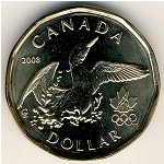 Canada, 1 dollar, 2008