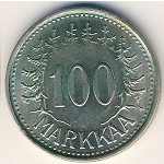 Финляндия, 100 марок (1956–1960 г.)