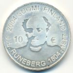 Finland, 10 euro, 2004