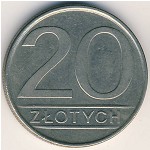 Польша, 20 злотых (1984–1988 г.)