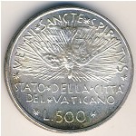 Vatican City, 500 lire, 1978