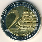 Польша., 2 евро (2004 г.)