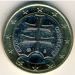 Словакия, 1 евро (2009 г.)