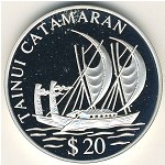 Cook Islands, 20 dollars, 1995