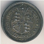 Great Britain, 6 pence, 1887