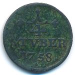 Вид-Рункель, 1/4 стюбера (1751–1758 г.)