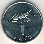 Latvia, 1 lats, 2003
