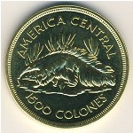 Costa Rica, 1500 colones, 1974