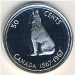 Canada, 50 cents, 1967
