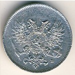 Finland, 25 pennia, 1917