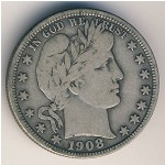 USA, 1/2 dollar, 1892–1915