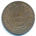 Франция, 1 сентим (1900 г.)