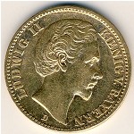 Бавария, 20 марок (1872–1873 г.)