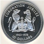 Cook Islands, 10 dollars, 1978