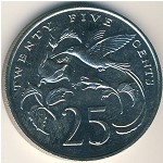 Ямайка, 25 центов (1969–1990 г.)
