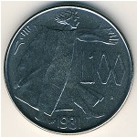 San Marino, 100 lire, 1981