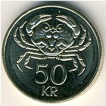 Iceland, 50 kronur, 1987–2005