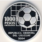Uruguay, 1000 pesos, 2004