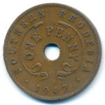 Южная Родезия, 1 пенни (1947 г.)
