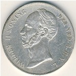 Netherlands, 2 1/2 gulden, 1841–1849