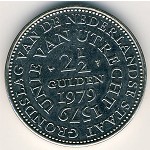Netherlands, 2 1/2 gulden, 1979