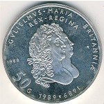 Netherlands, 50 gulden, 1988