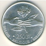 Бельгия, 250 франков (1999 г.)