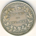 Denmark, 2 kroner, 1888