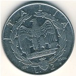 Italy, 2 lire, 1939–1940