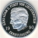 Лихтенштейн, 100 франков (1990 г.)