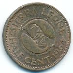 Сьерра-Леоне, 1/2 цента (1964 г.)