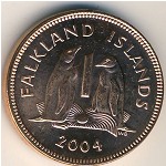 Фолклендские острова, 1 пенни (2003–2011 г.)