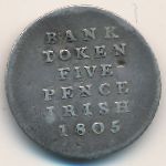 Ireland, 5 pence, 1805–1806