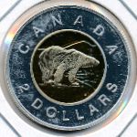 Canada, 2 dollars, 1996–2001