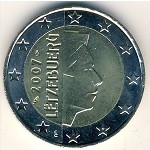 Люксембург, 2 евро (2007–2020 г.)