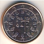 Португалия, 1 евроцент (2002–2009 г.)