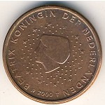 Нидерланды, 2 евроцента (1999–2010 г.)