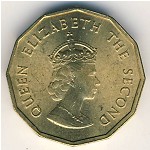 Jersey, 1/4 shilling, 1966