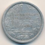 French Oceania, 2 francs, 1949