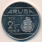 Аруба, 2 1/2 флорина (1986–2010 г.)